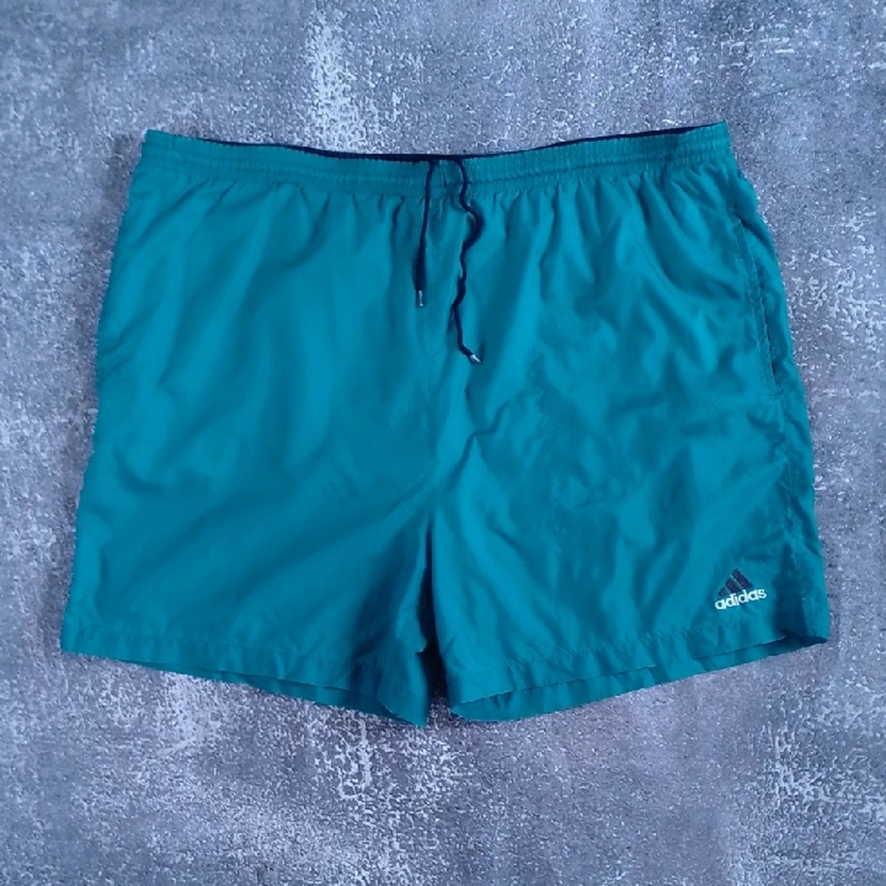 Vintage 90s Adidas Men's Aqua Swim Trunks